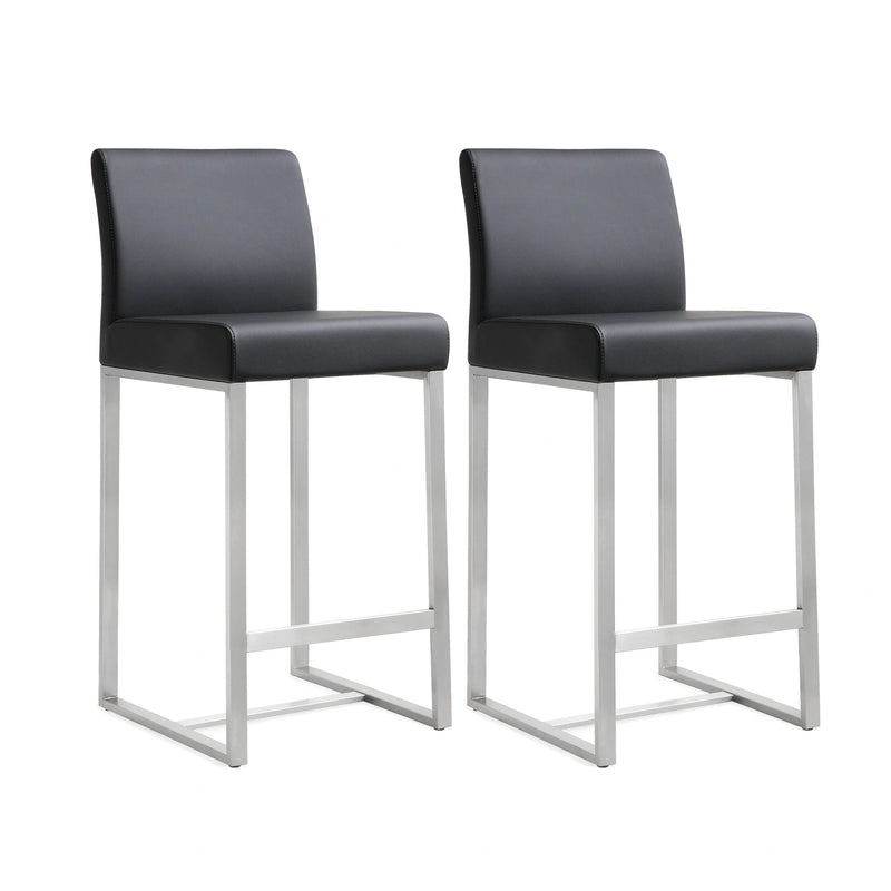 Denmark Performance Vegan Leather Stool - Set of 2
