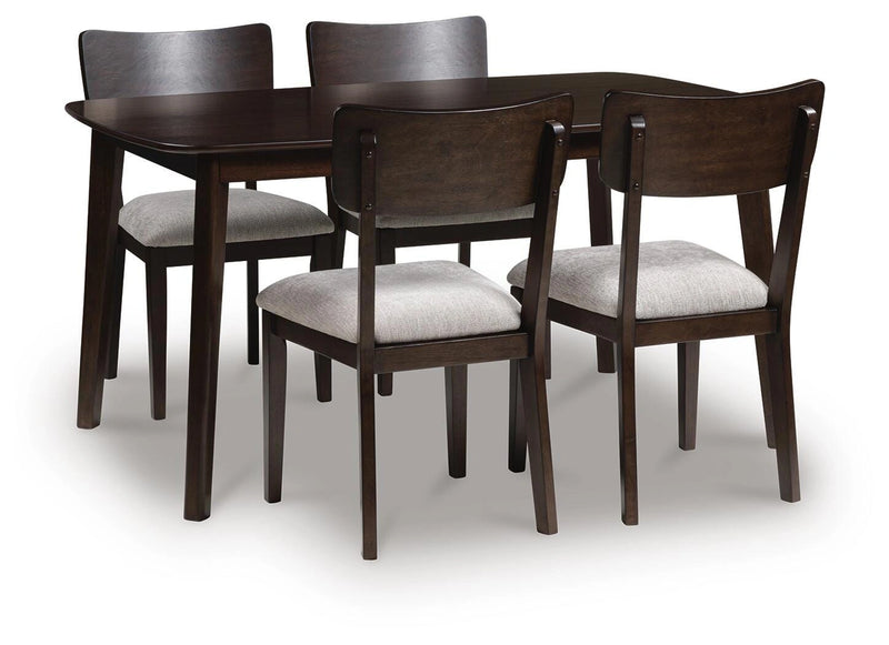 Mallenette Dining Table and 4 Chairs (Set of 5)