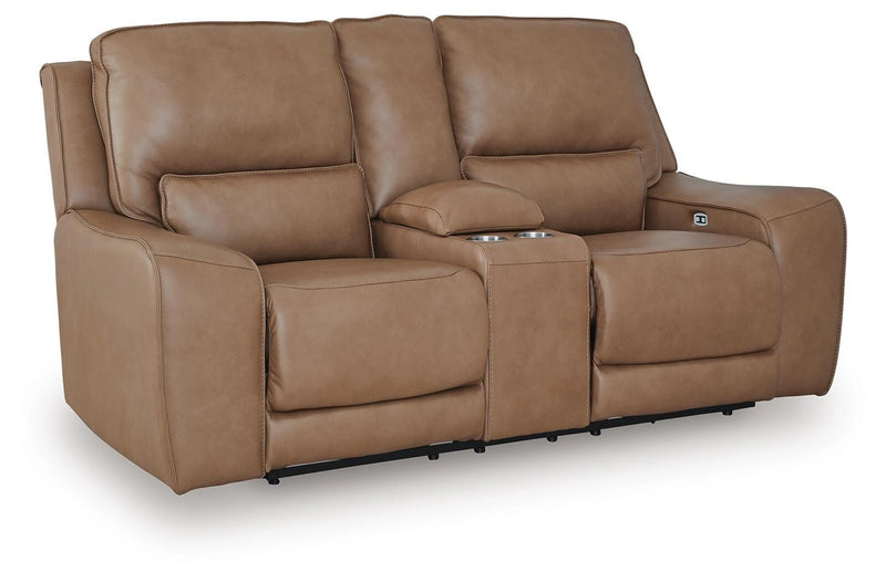 DeepWakes Power Reclining Loveseat with Console
