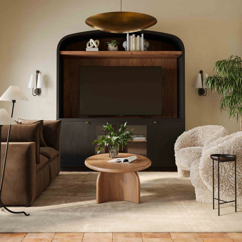 Marlow 77" Wood Entertainment Center