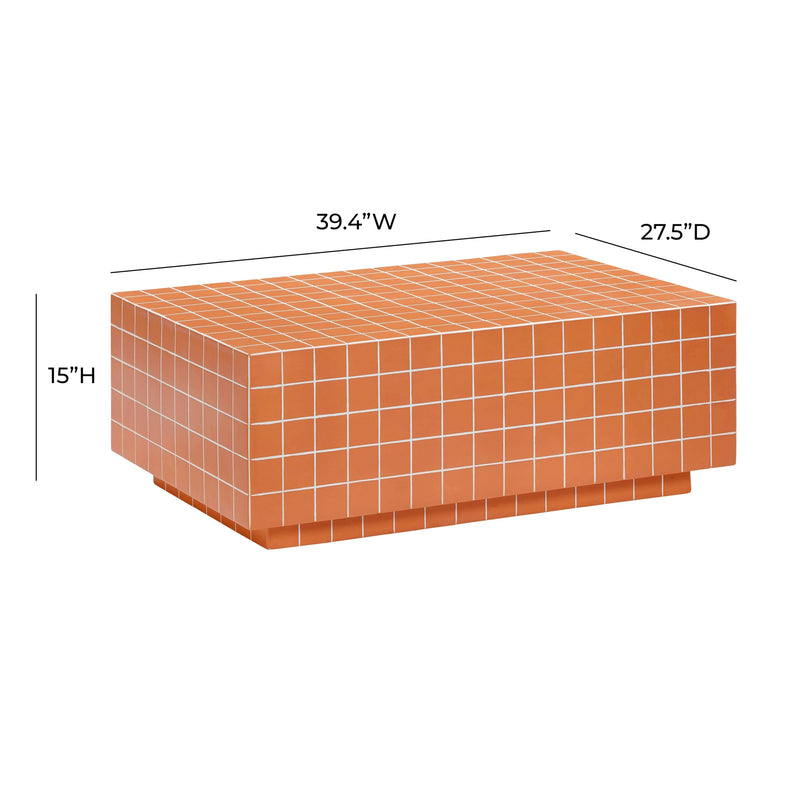 Mesa de centro Mixie de 39" para interiores/exteriores