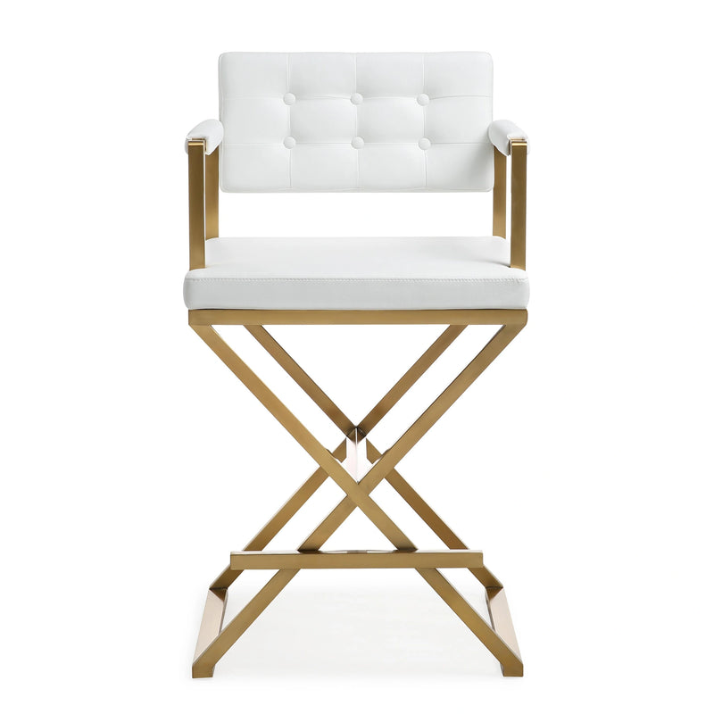 Director Performance Vegan Leather Stool