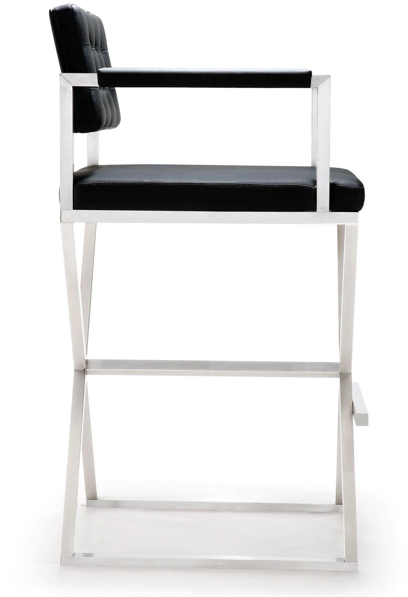 Director Performance Vegan Leather Stool