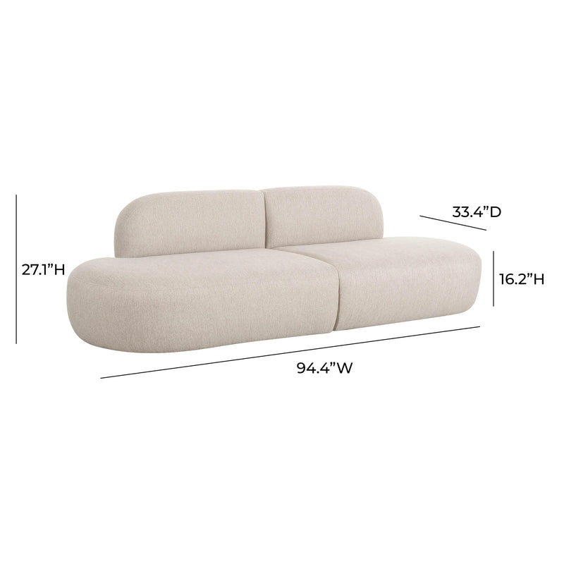 Broohah 94" Performance Fabric Sofa