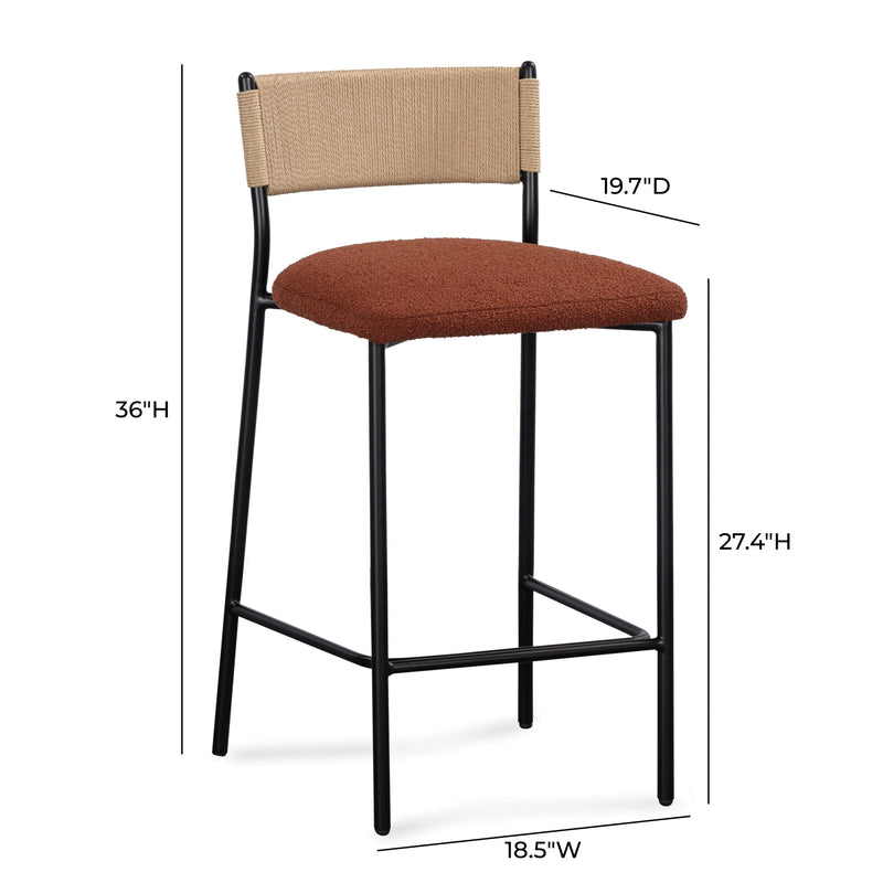 Celine Boucle Bar And Counter Stool