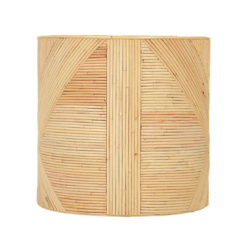 Matea Natural Rattan Arch Side Table