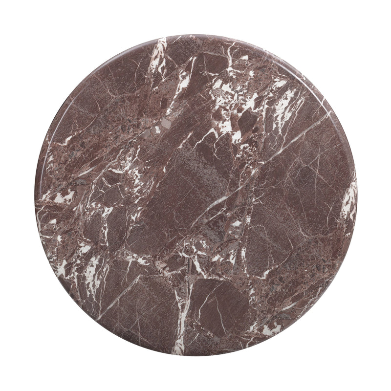 Juju Faux Marble Indoor/Outdoor Round Coffee Table (24"-32")