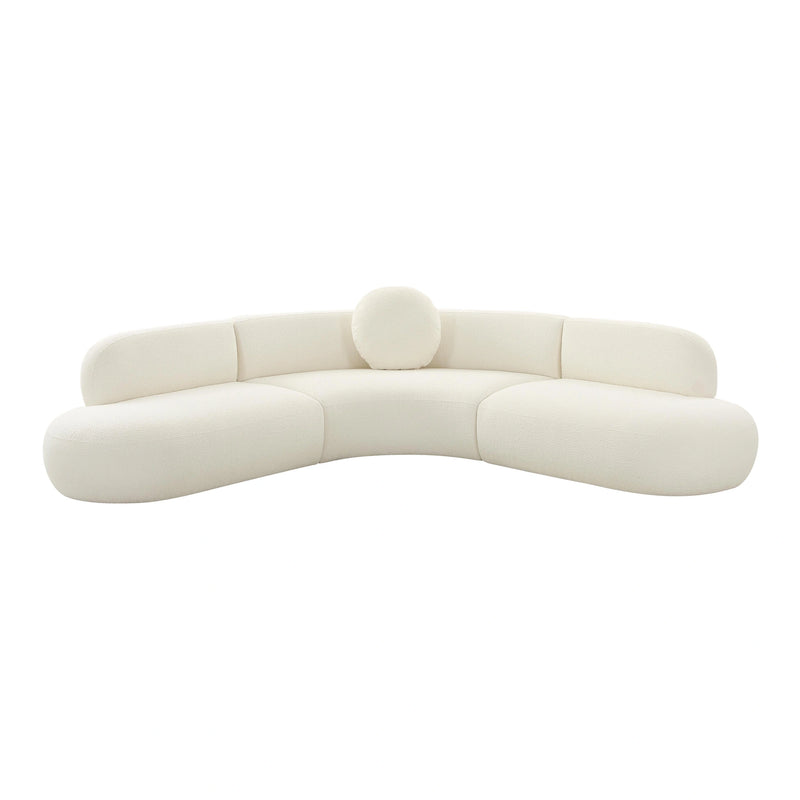 Broohah 3-Piece Performance Fabric L-Shaped Sectional