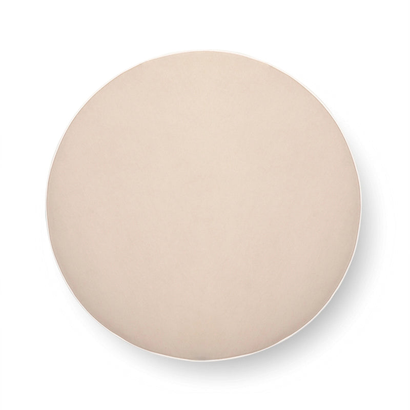 Tassy Tasseled Round Ottoman