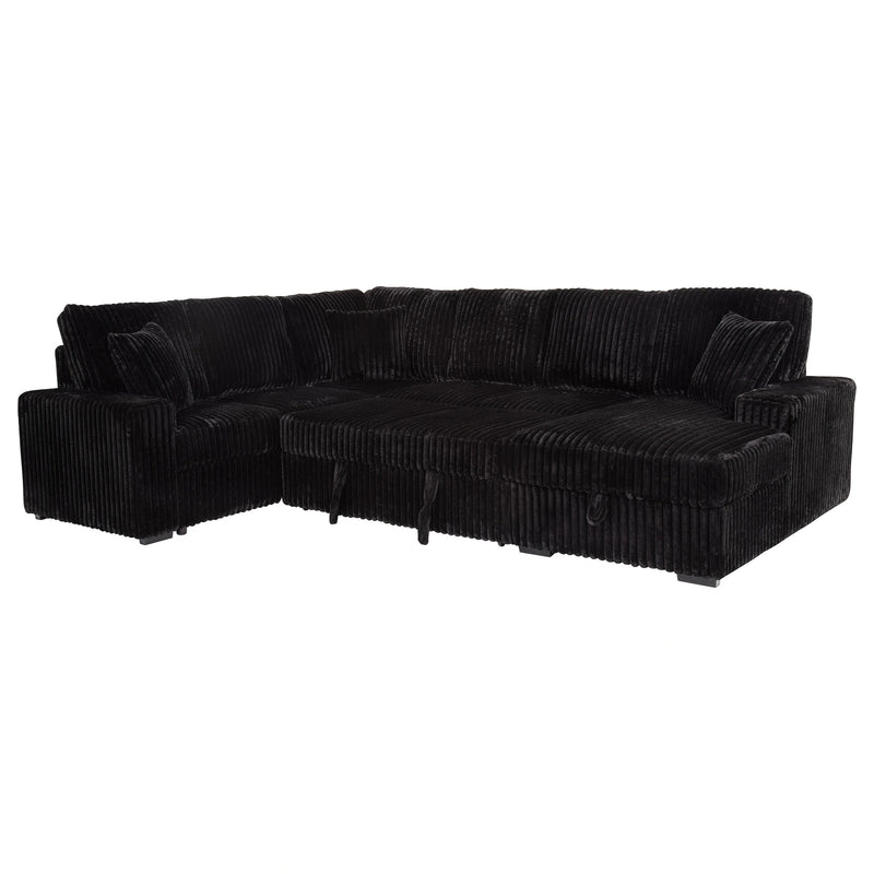 Devonshire Pull-Out Sleeper Sectional Sofa