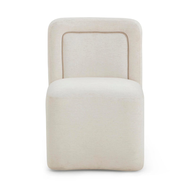 Dolce Performance Velvet Rolling Desk Chair