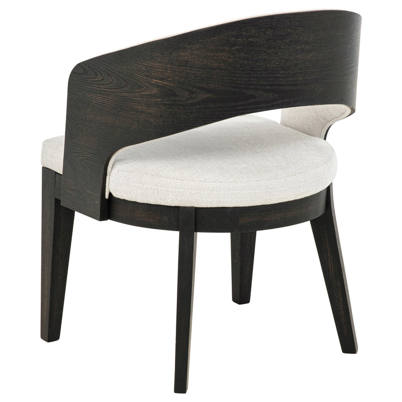 Silla de comedor con brazos Leandro, set de 2