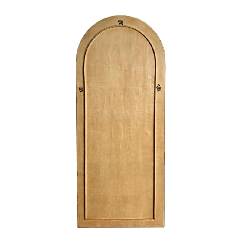 Tanya 70" Rattan Floor Mirror
