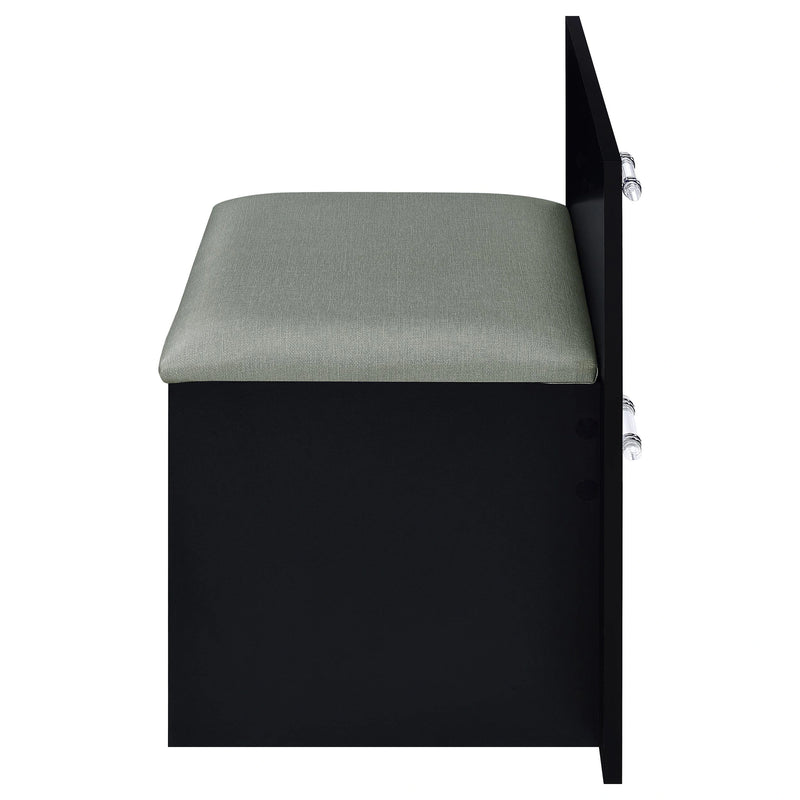 Flora Makeup Vanity Table with LED Mirror and Stool Set