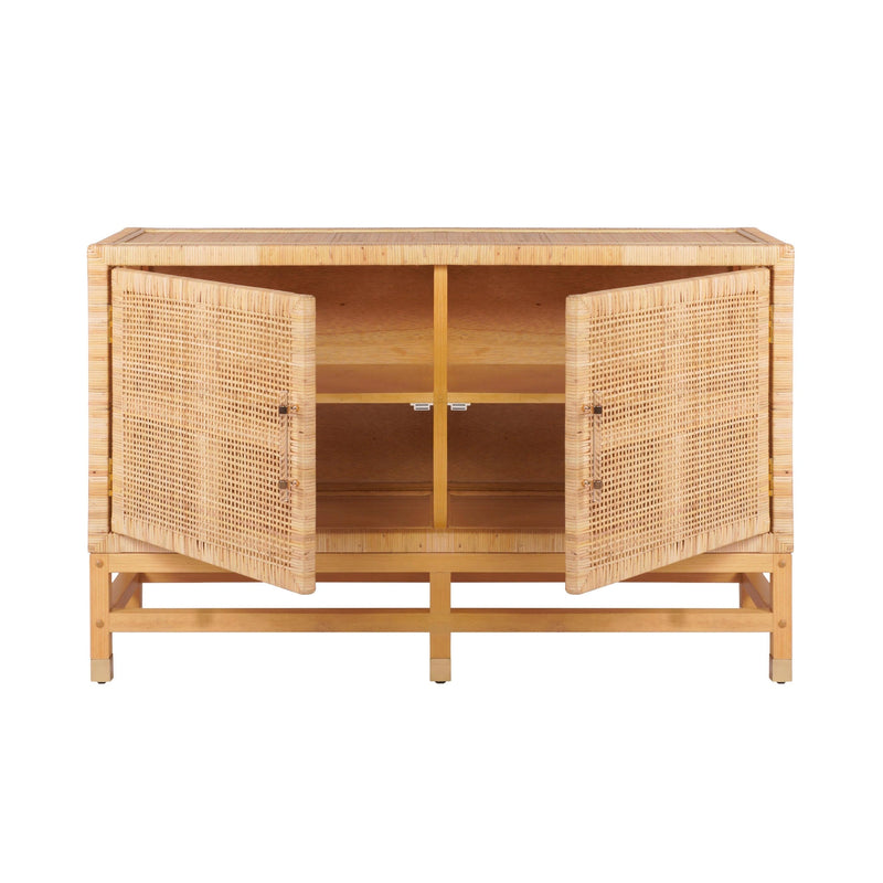 Amara 54" Woven Rattan Buffet