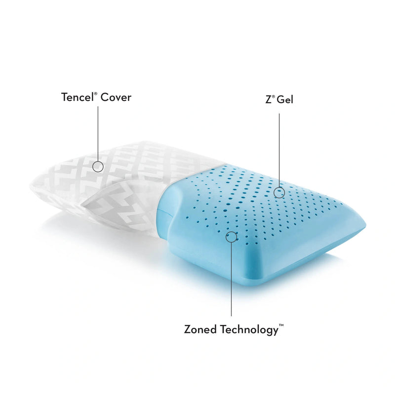 Almohada de gel con diseño Zoned para hombros