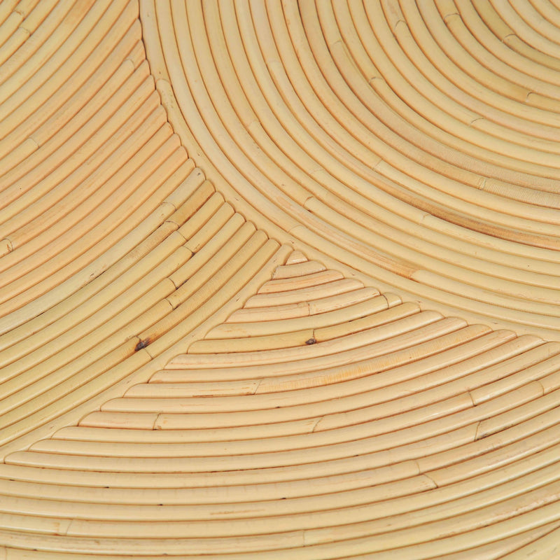 Matea Natural Rattan Arch Side Table