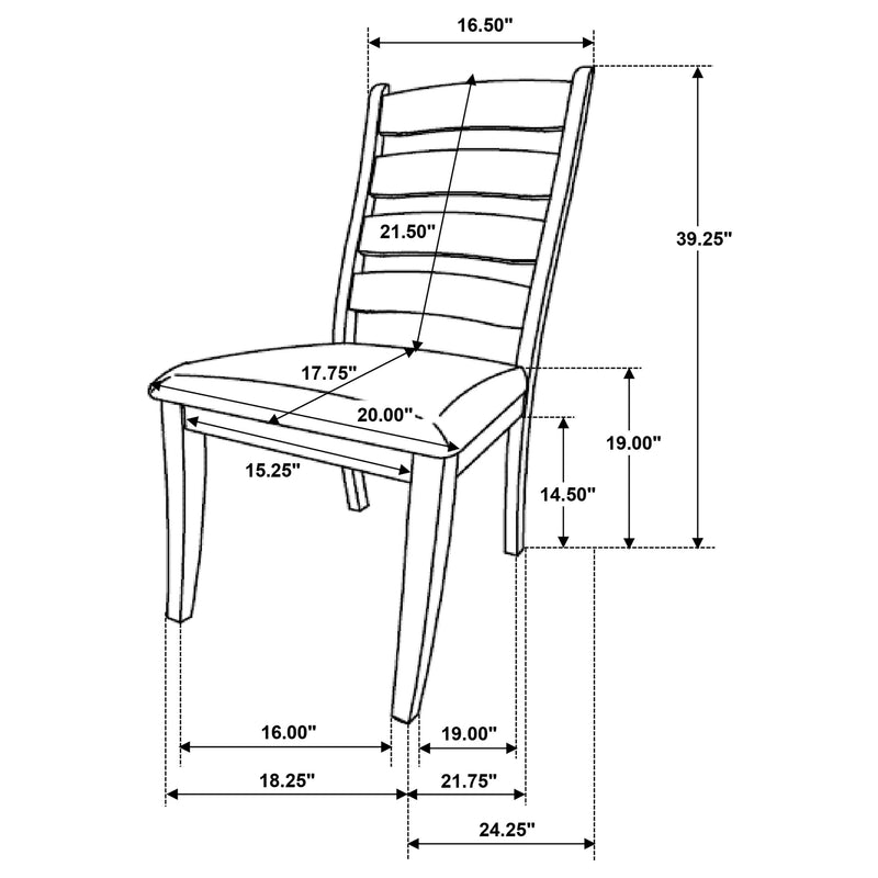 Danvers Dining Set (Table and 4 Chair)