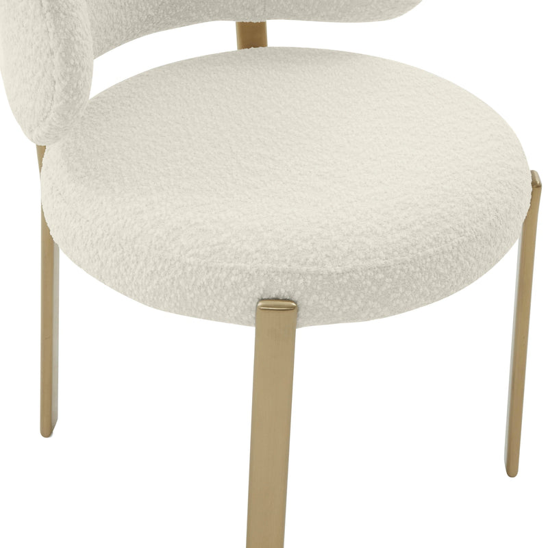 Margaret Cream Performance Linen Dining Chair