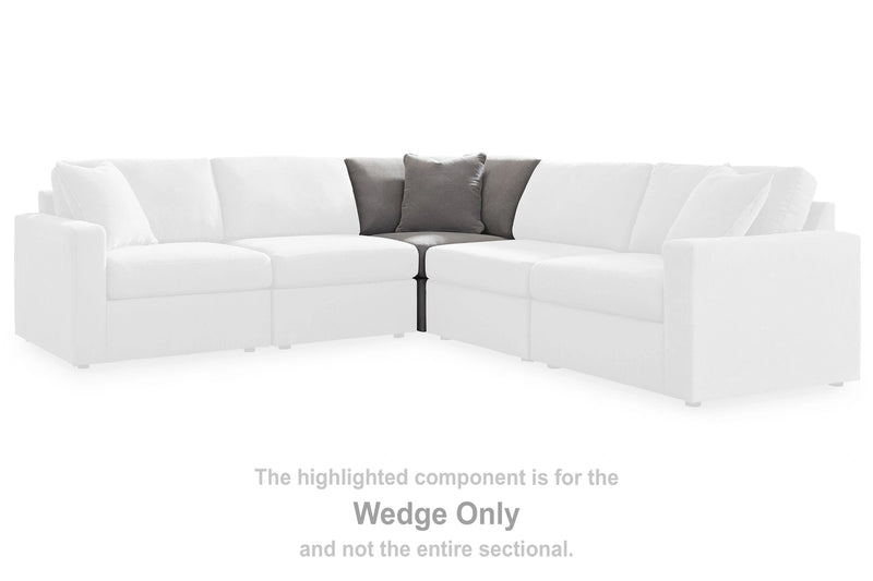 Modmax Balanced Sectional with Audio and Storage Consoles