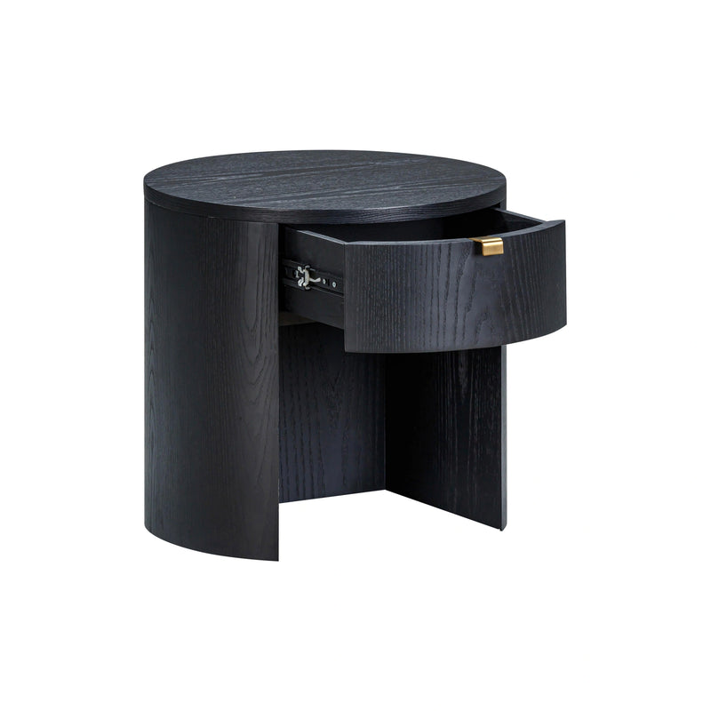 Marlow Wood Nightstand With Drawer