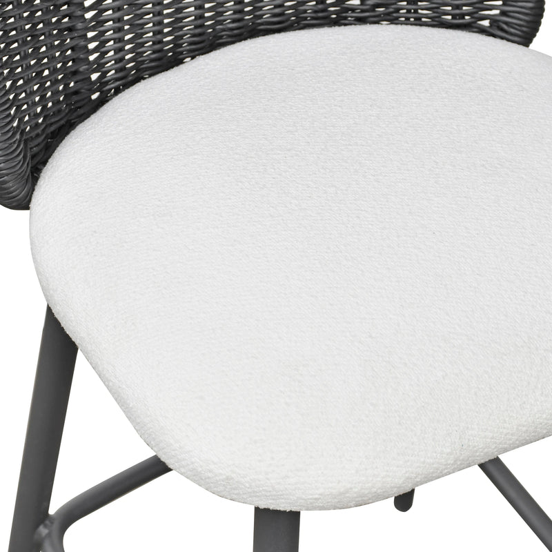 Alexa Performance Fabric Outdoor Stool