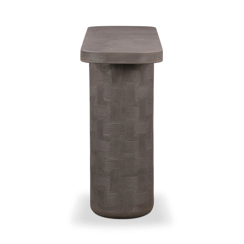 Suraya 55" Indoor/Outdoor Concrete Console Table