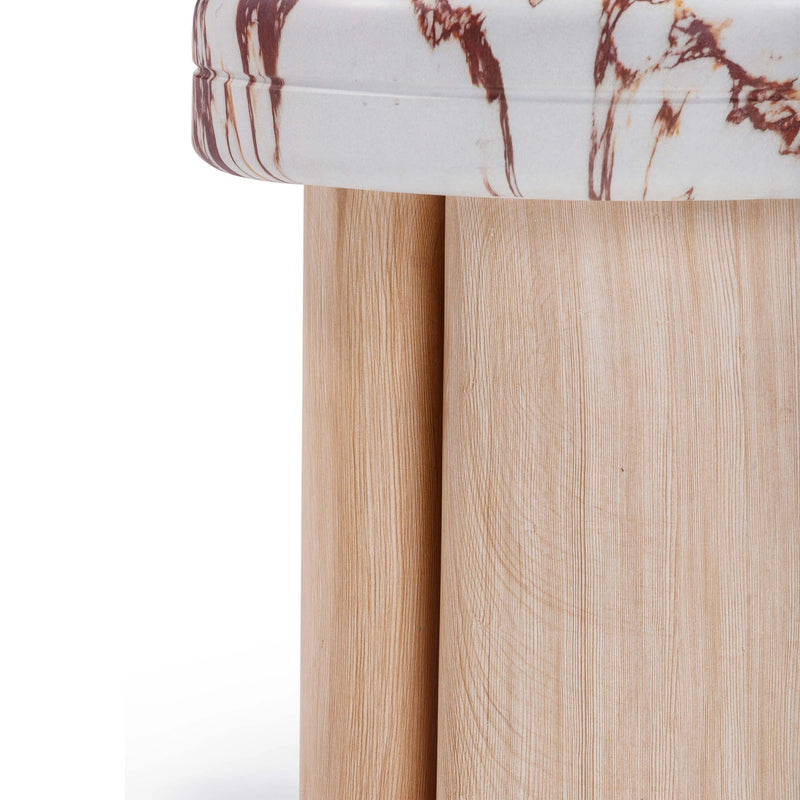 Sheila Textured Concrete Indoor / Outdoor Side Table