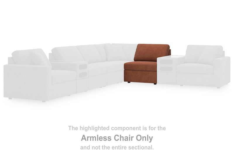 Modmax Balanced Sectional with Audio and Storage Consoles