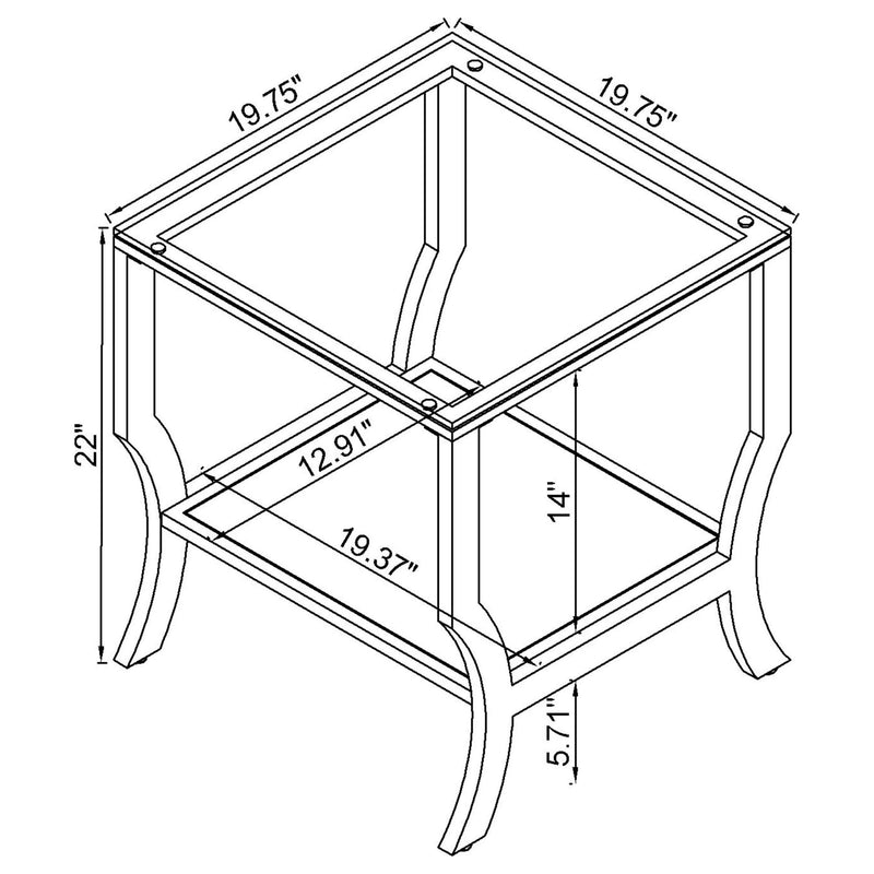 Saide Coffee Table Set
