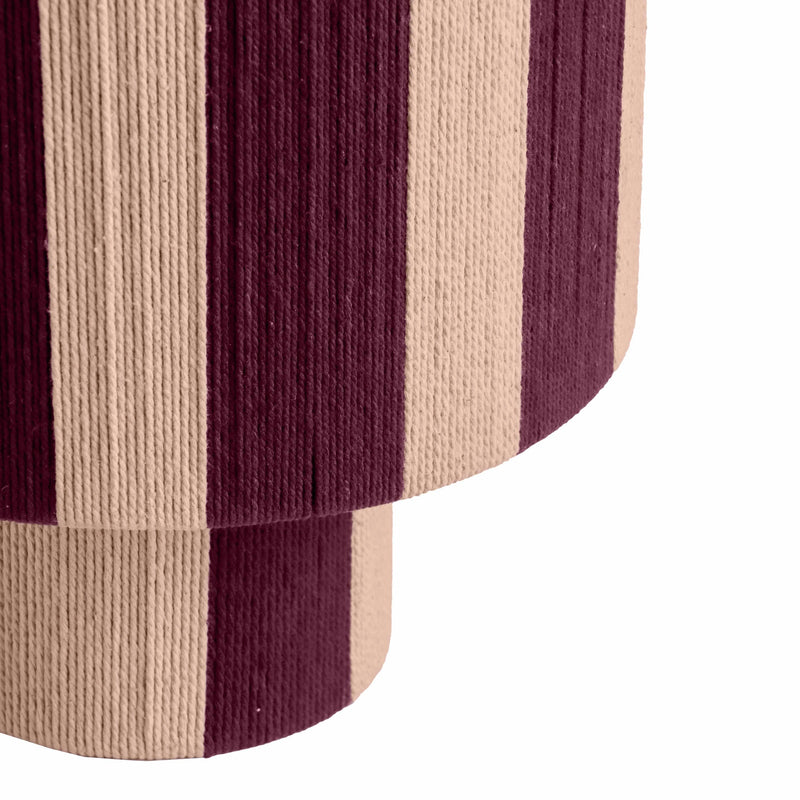 Guinevere Striped Cotton Table Lamp