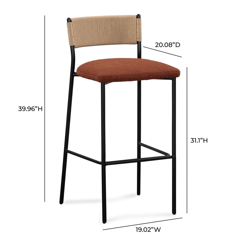Celine Boucle Bar And Counter Stool