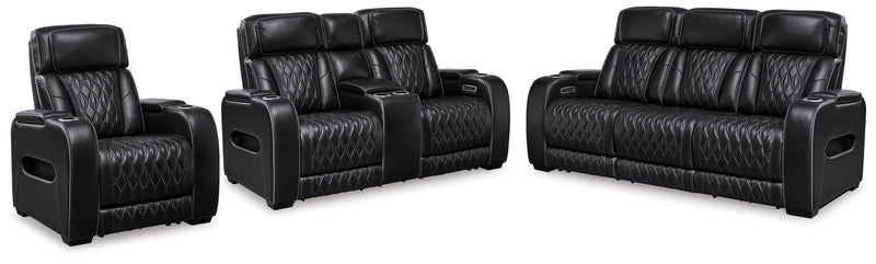 Sofá reclinable eléctrico Boyington, sofá de dos plazas y sillón reclinable
