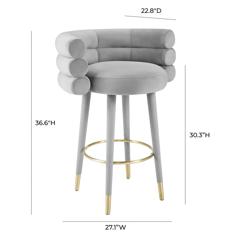 Betty Performance Velvet Stool