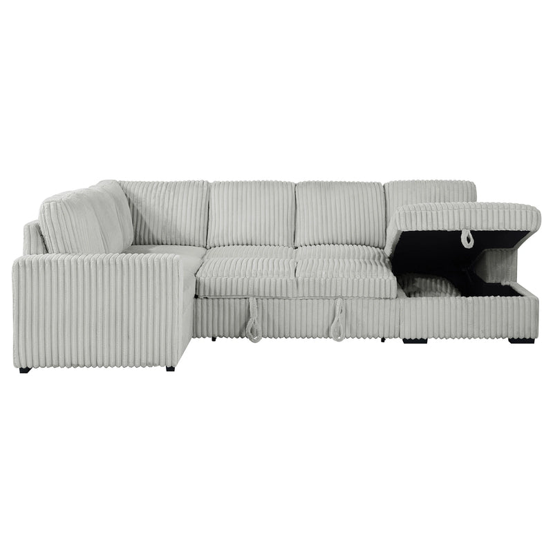 Devonshire Pull-Out Sleeper Sectional Sofa