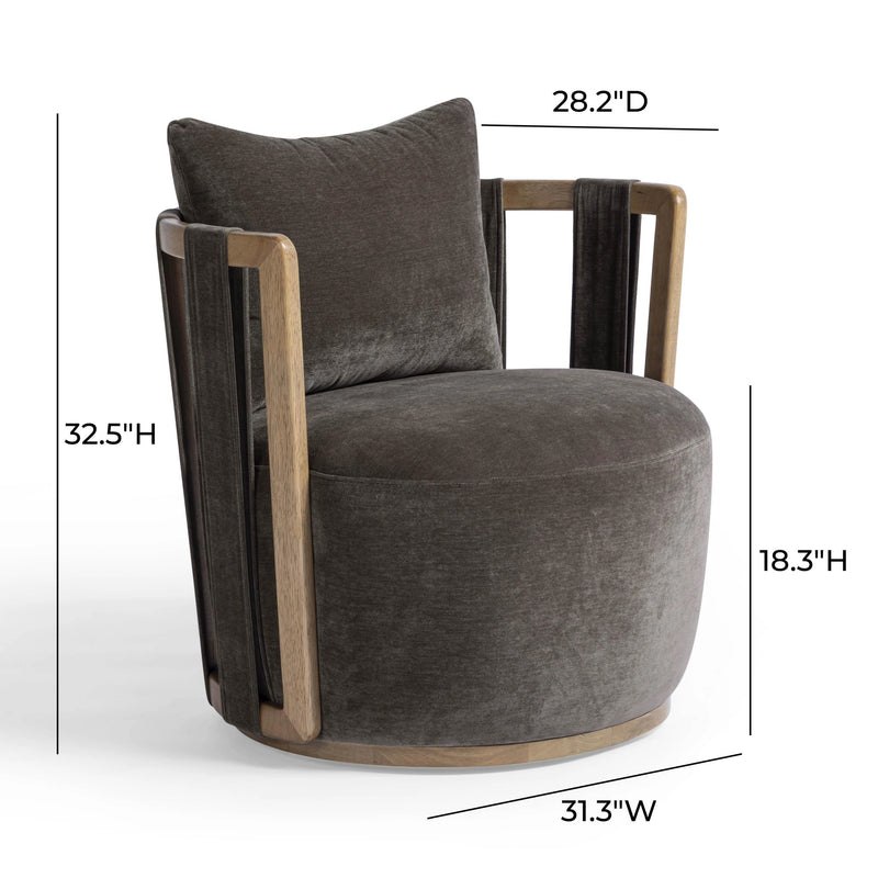 Paolo Swivel Accent Chair
