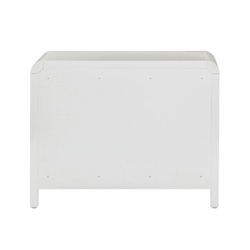Patty 28" Rattan 2 Drawer Nightstand