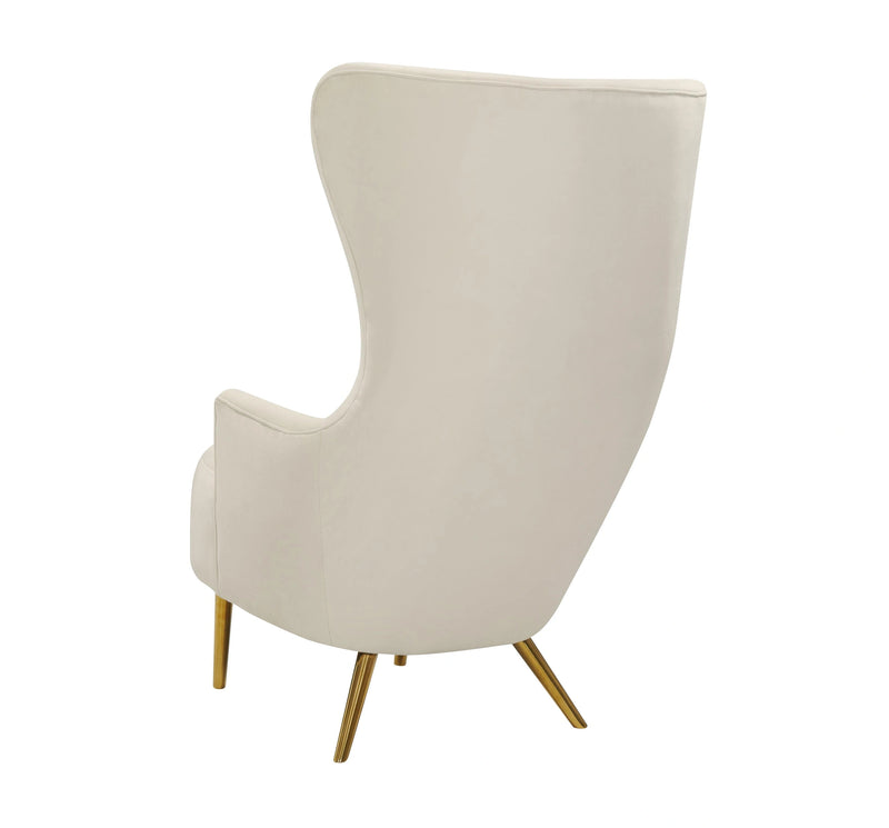 Julia Velvet Wingback Accent Chair