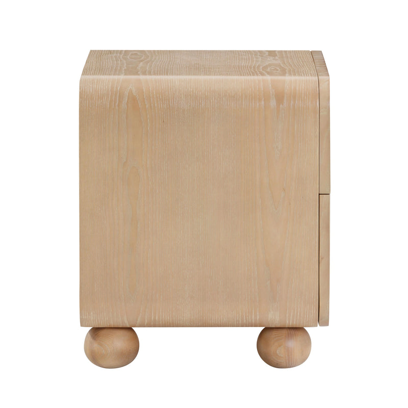 Moonrise 20" Natural Ash Nightstand With Drawer