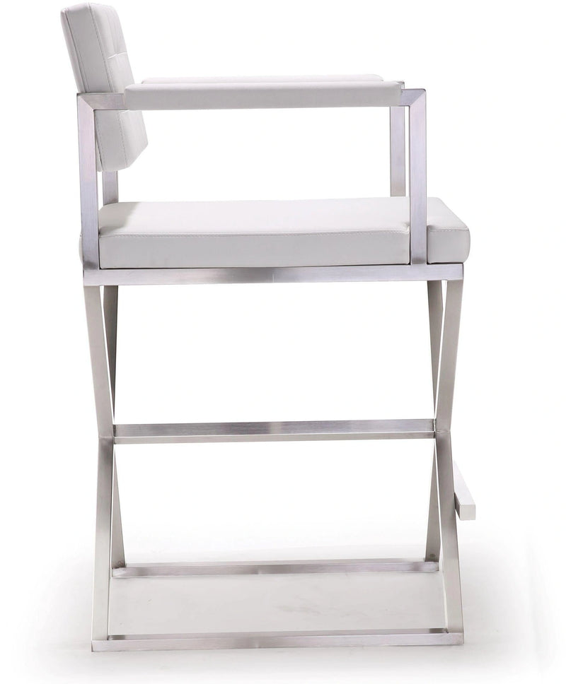 Director Performance Vegan Leather Stool
