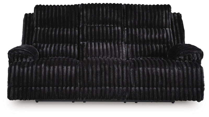 Rhine Falls Power Reclining Sofa with Drop Down Table