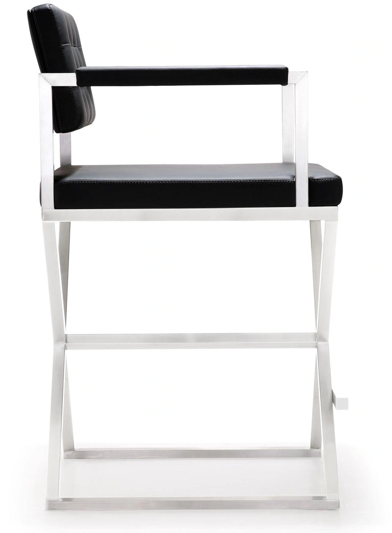 Director Performance Vegan Leather Stool