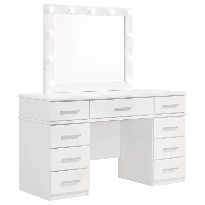 Felicity Makeup Vanity Table with LED Mirror Set