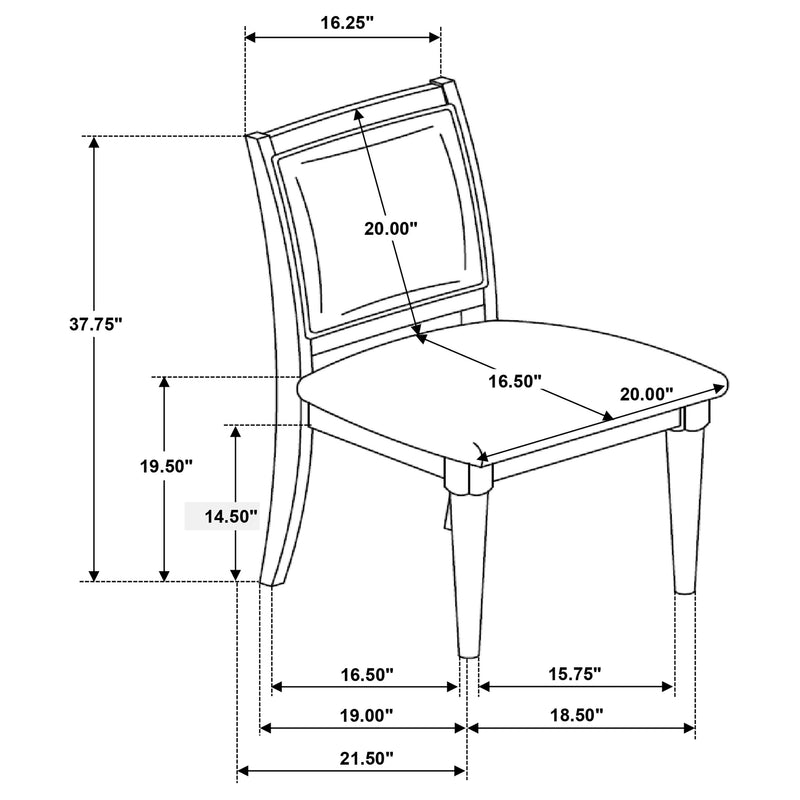 Onslow Dining Set (Table and 4 Chair)
