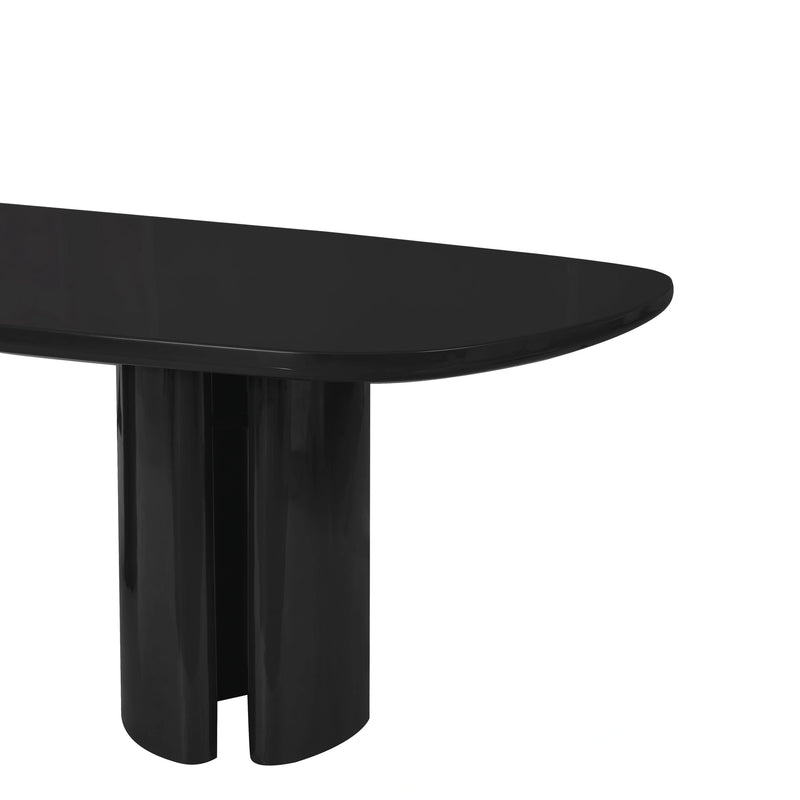 Zola 94.5" Lacquer Oval Dining Table