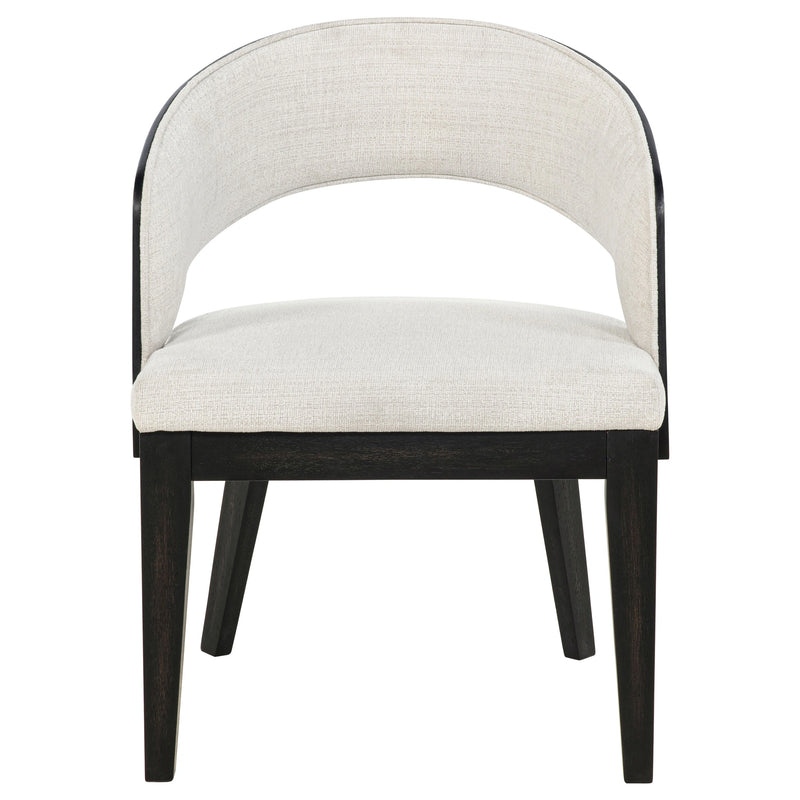Silla de comedor con brazos Leandro, set de 2