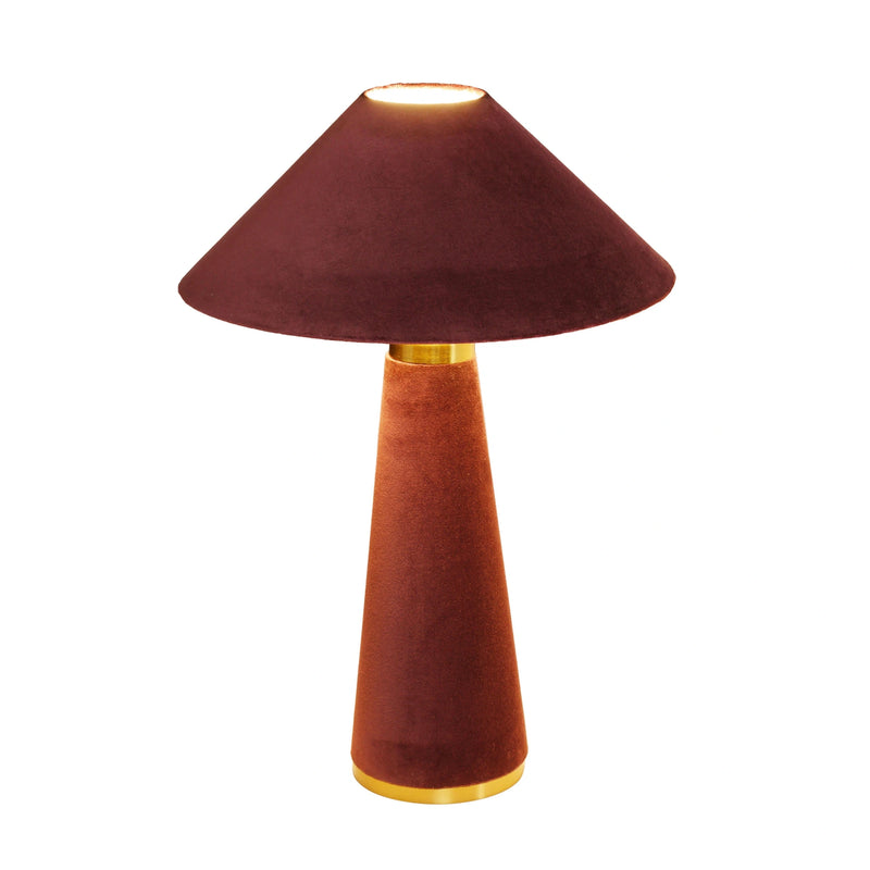 Graham Velvet Table Lamp