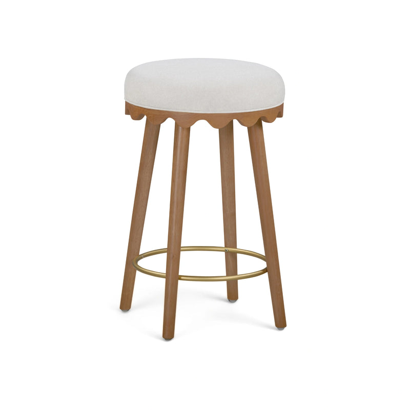 Oodle Performance Vegan Mohair Bar and Counter Stool