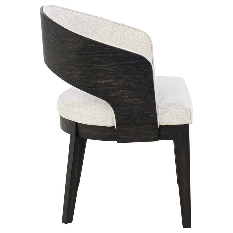 Silla de comedor con brazos Leandro, set de 2