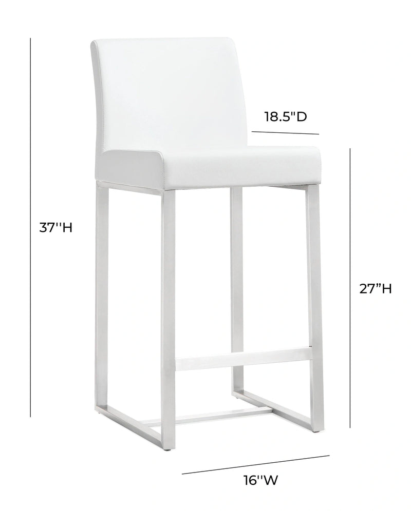 Denmark Performance Vegan Leather Stool - Set of 2